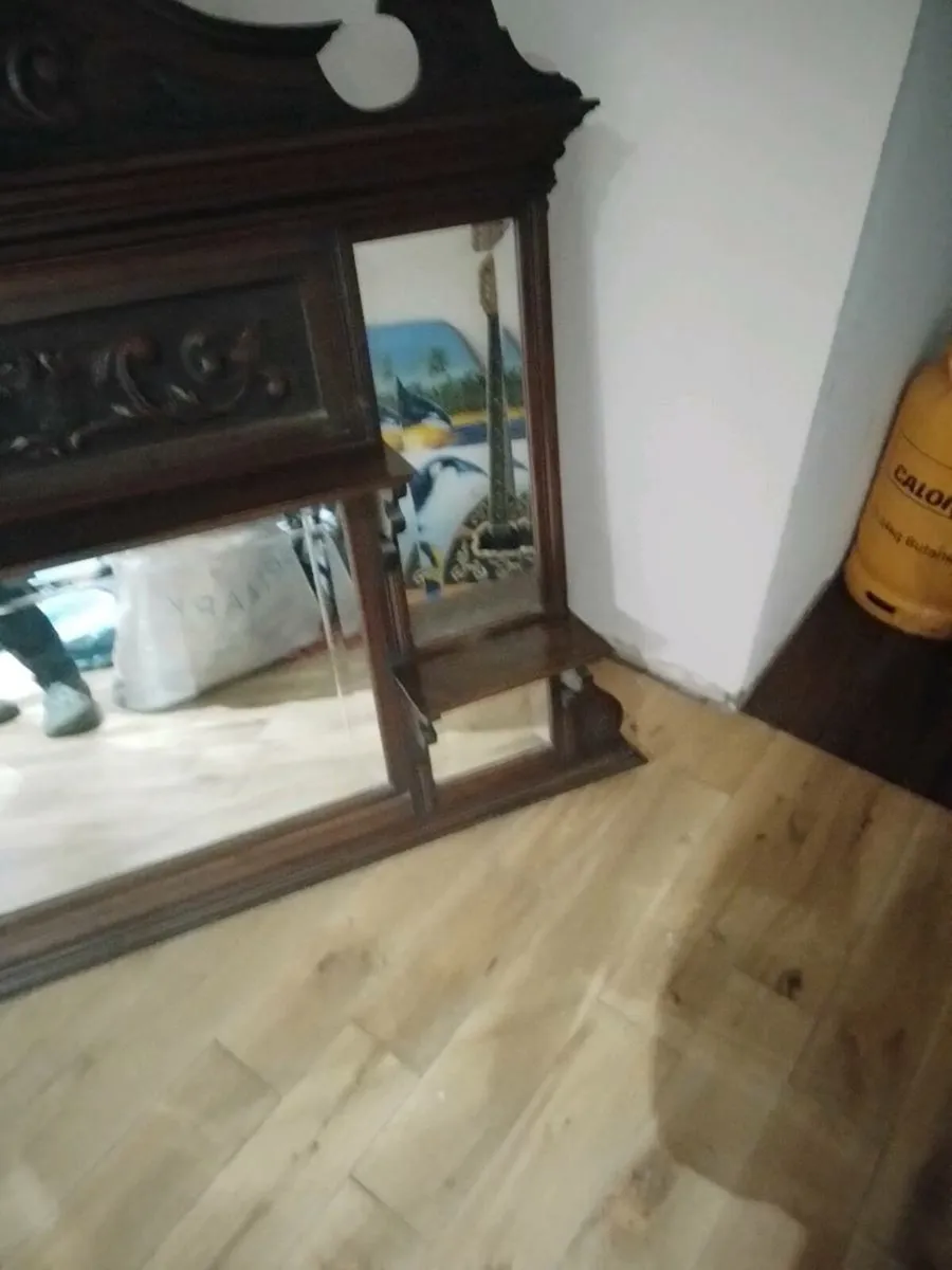 Coffee table and overmantle - Image 2