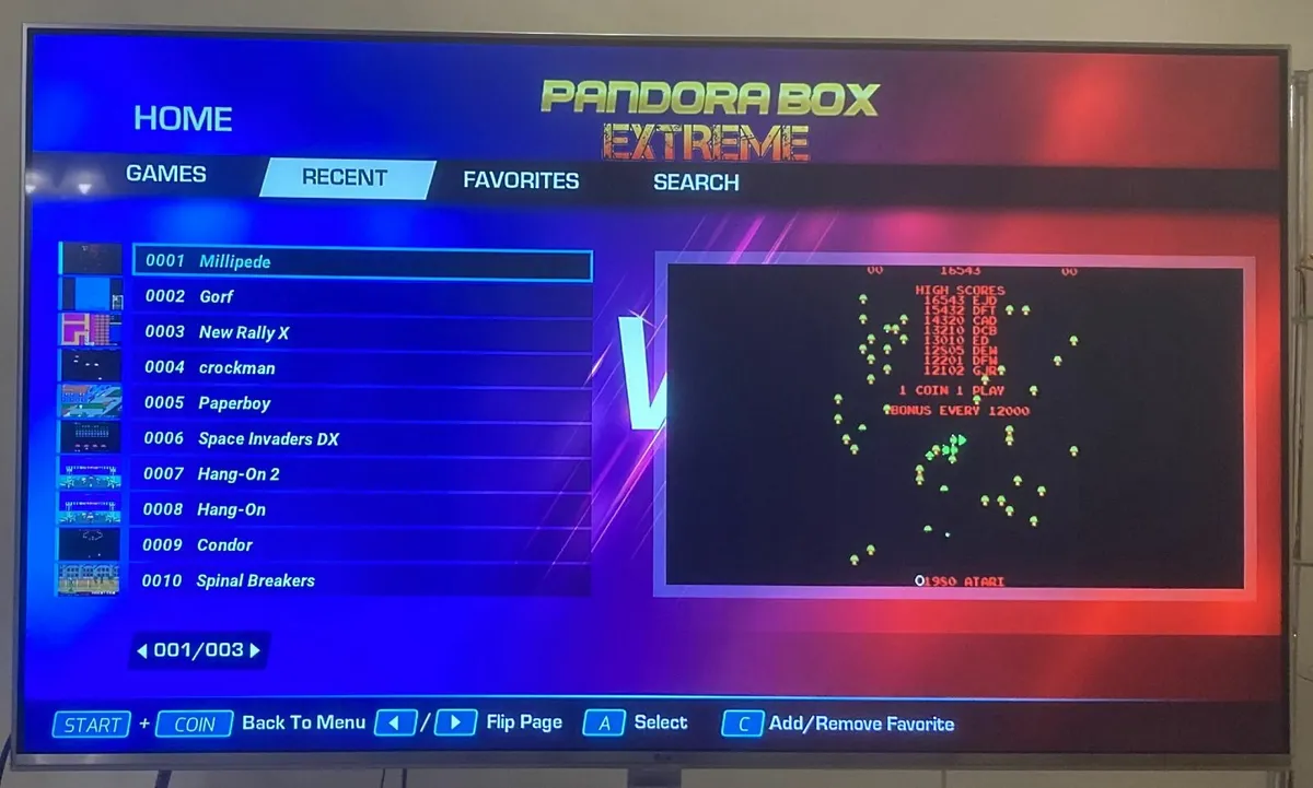 Pandora's Box Extreme 2D & 3D Arcade Game Console - Image 4