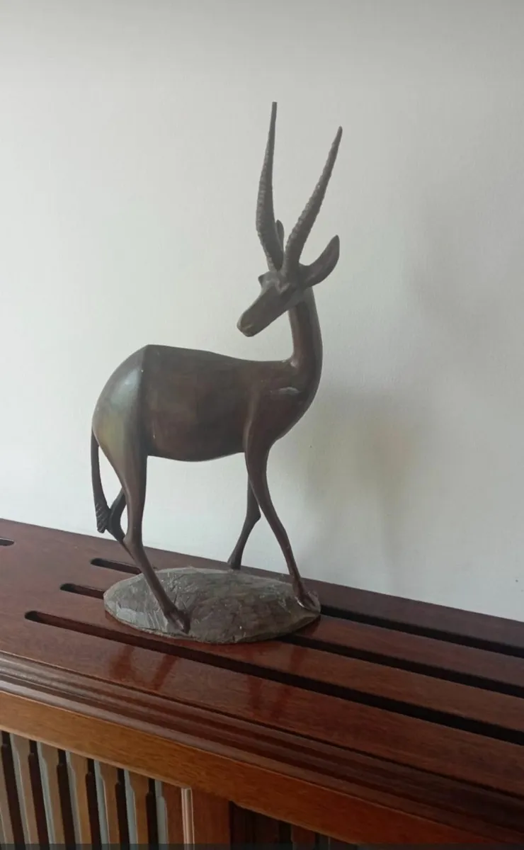 Wooden Stag Ornament