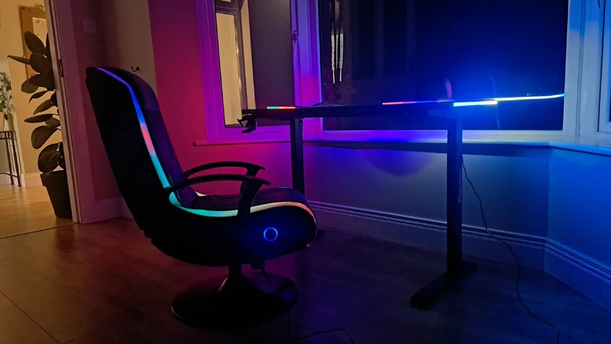 XRocker 2.1 Wired Gaming Chair & Table - Image 1