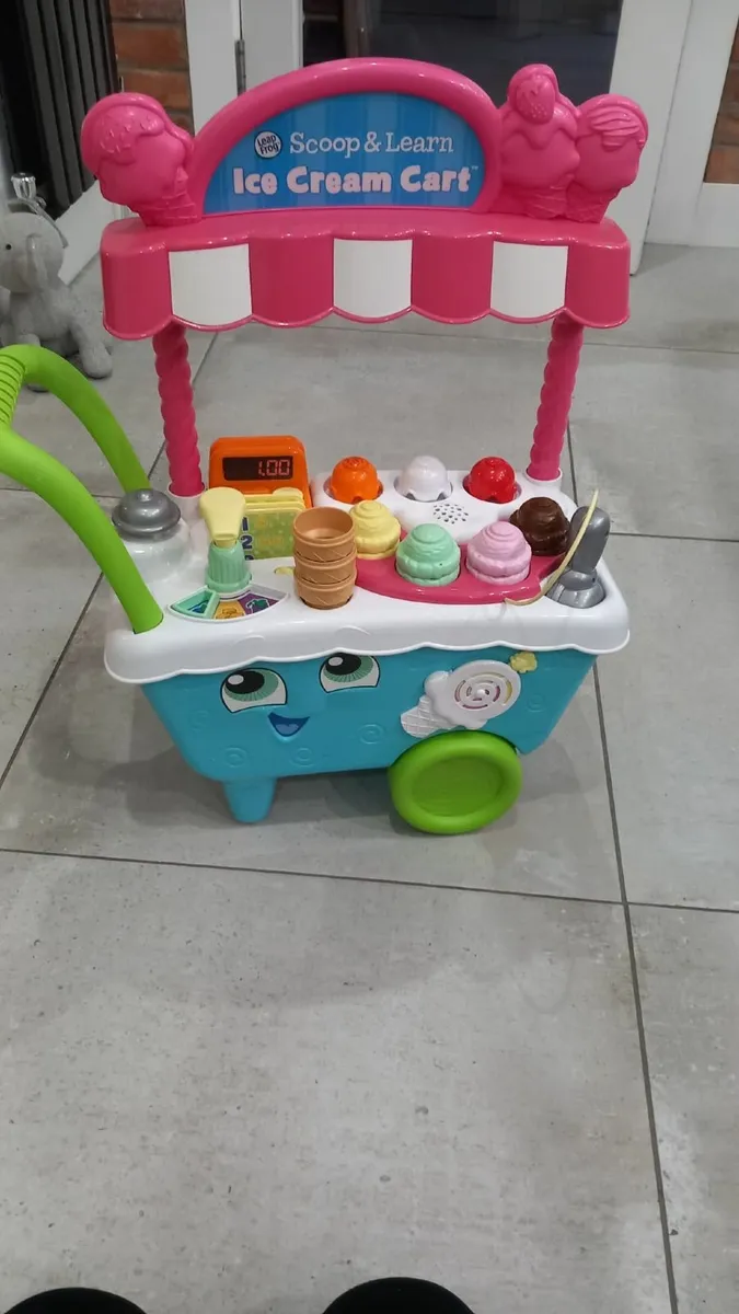 LeapFrog Scoop & Learn Ice Cream Cart. - Image 1