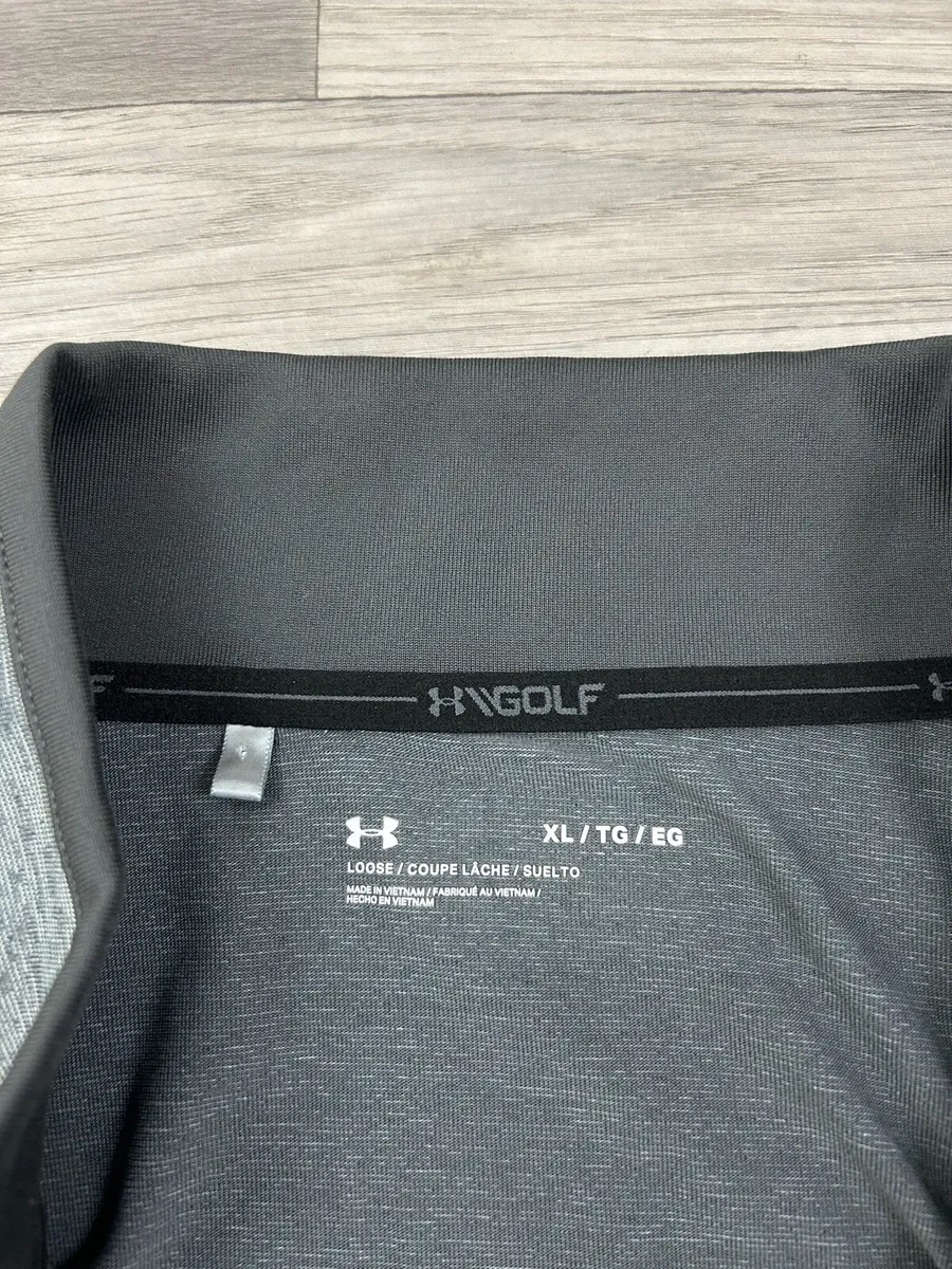 Under Armour Golf Half Zip Jumper Mens XL - Image 4