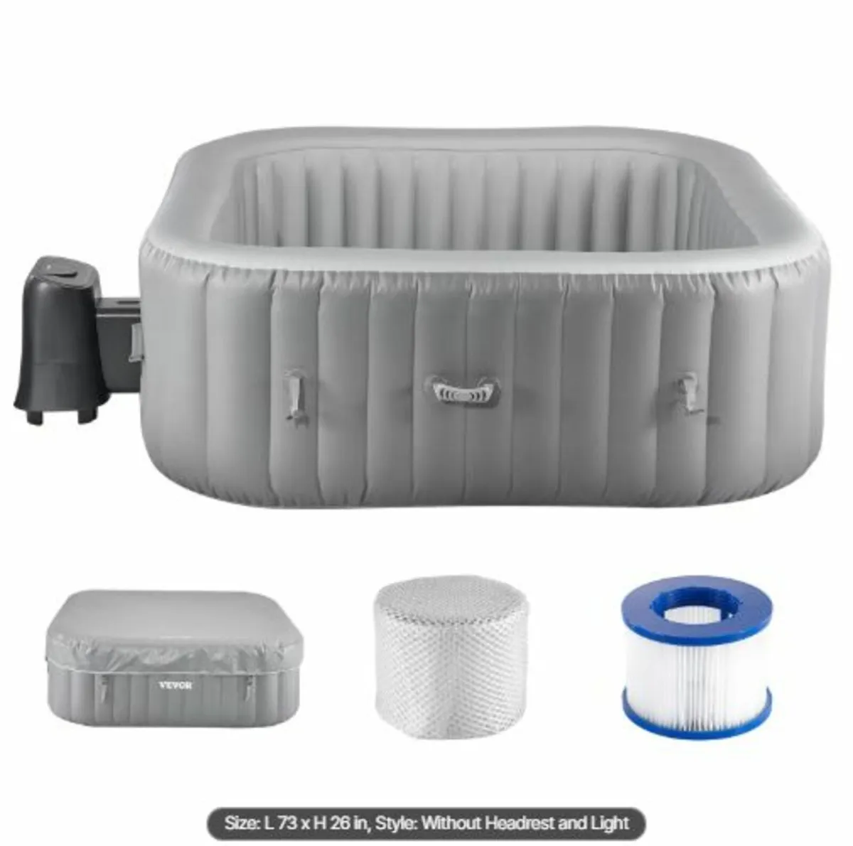 Inflatable Hot Tub, 4 to 6 Person Capacity, - Image 1