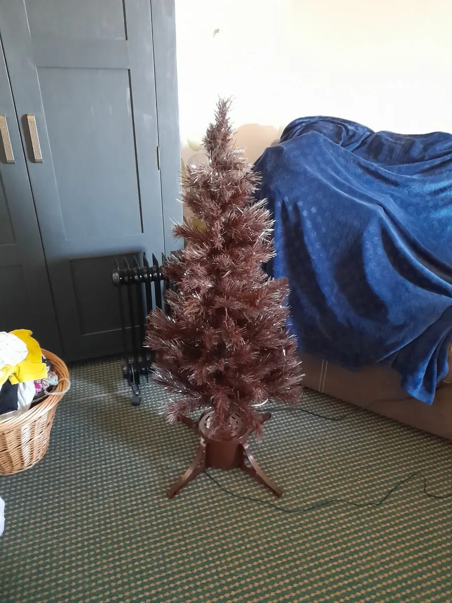 Christmas tree brown chocolate colour - Image 1