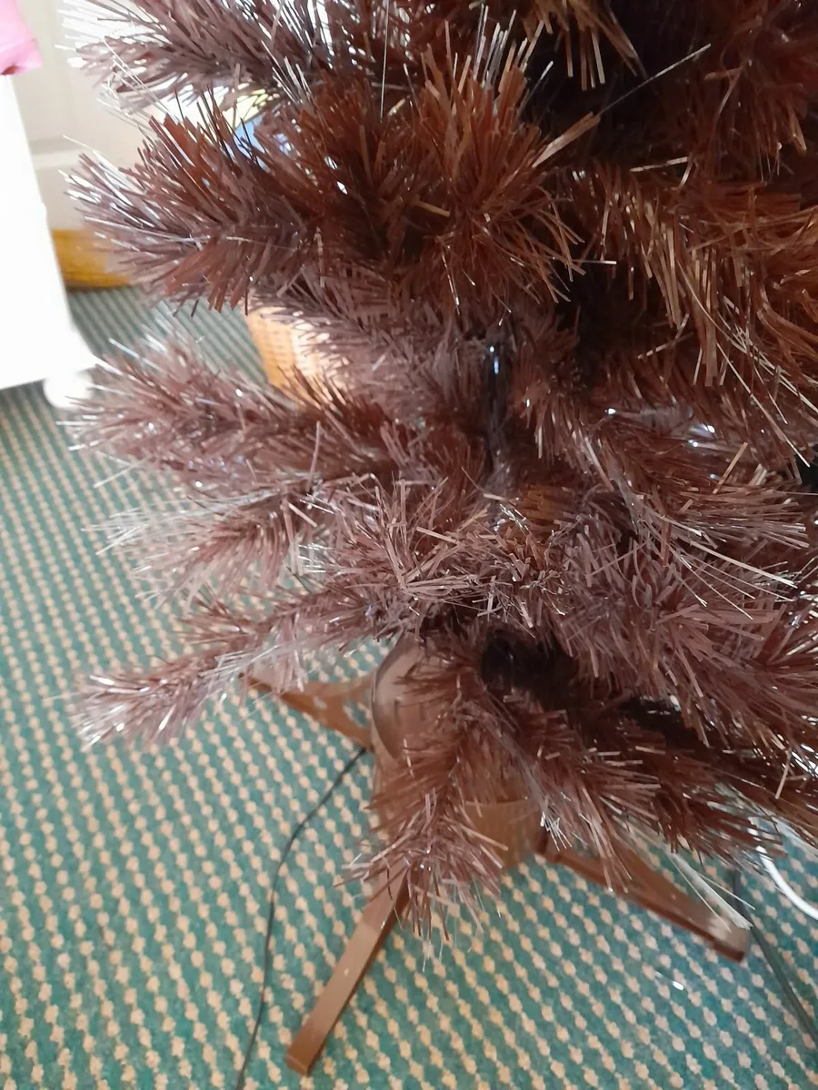 Christmas tree brown chocolate colour - Image 2