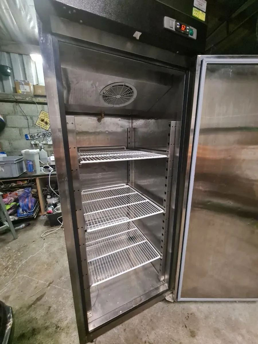 Stainless steel freezer - Image 1