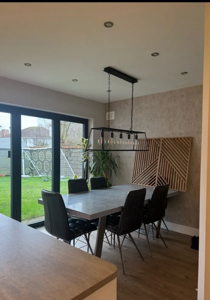 Modern dinning table 200cm (no chairs) - Image 1