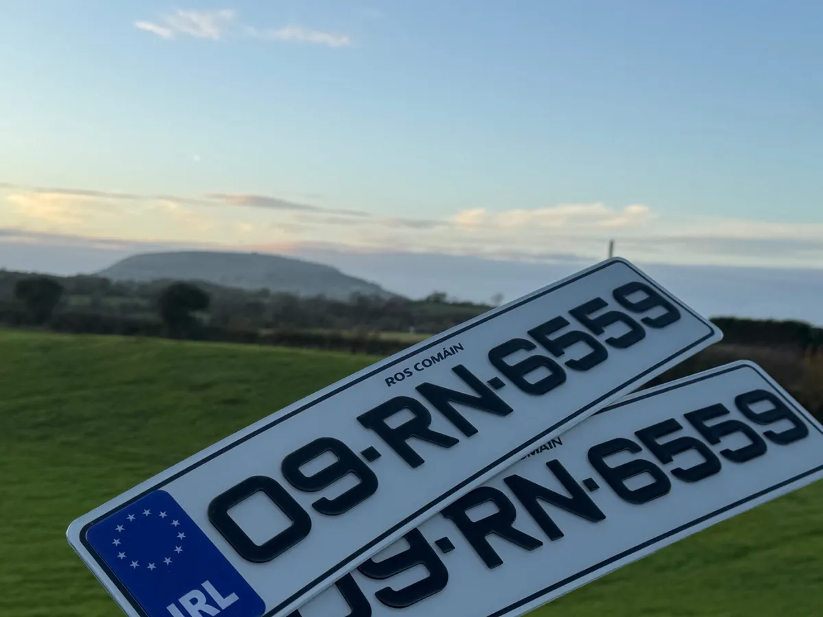 Tinted gel German jap number plates delivered - Image 1