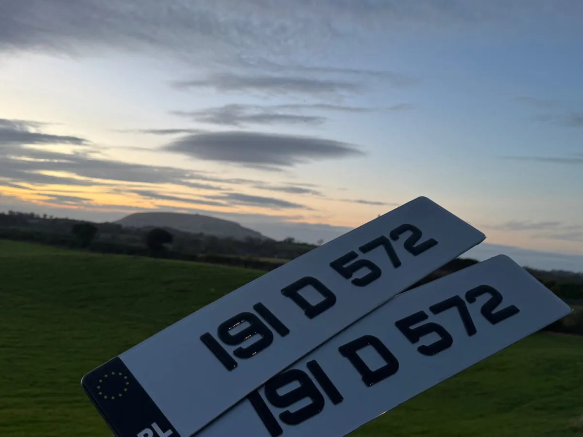 Tinted gel German jap number plates delivered - Image 4