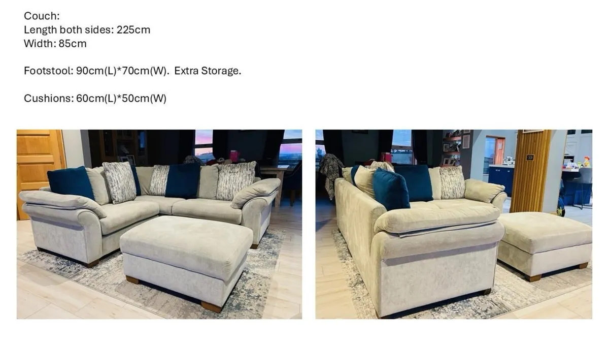 Corner sofa/couch - Image 1