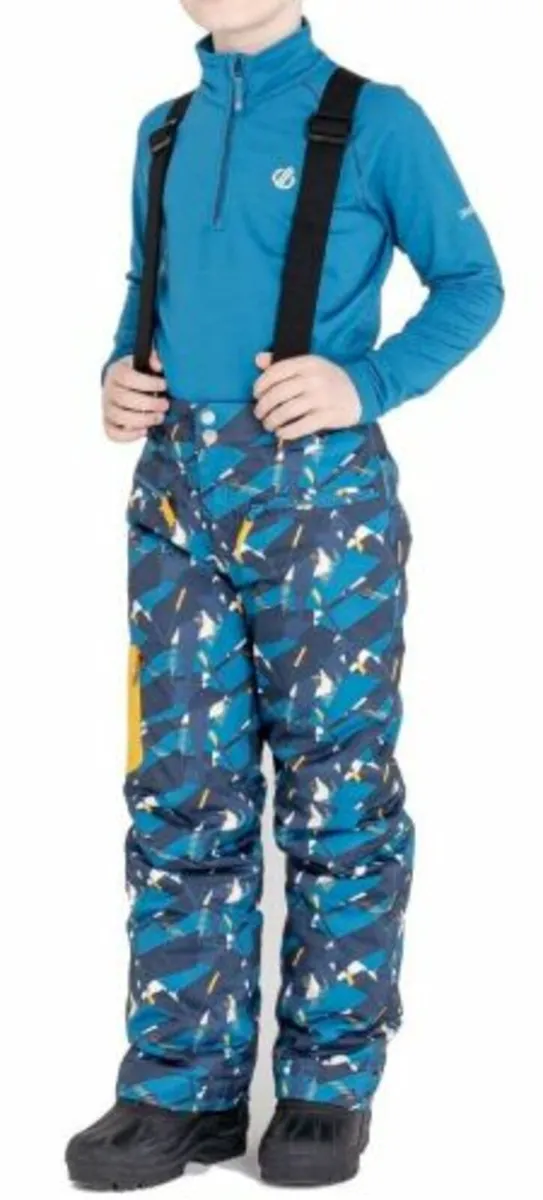 Dare 2b kids ski jacket and match pants and boots - Image 1