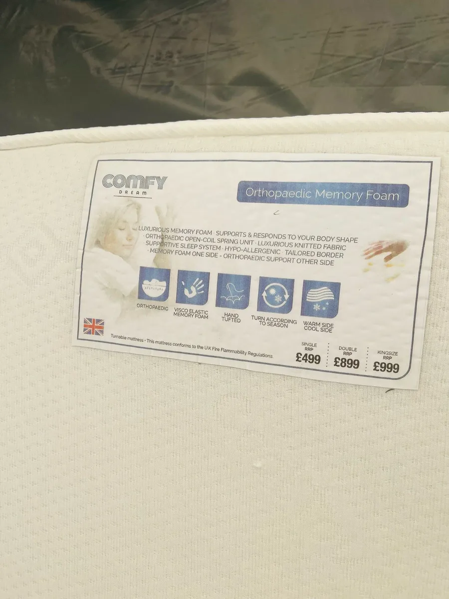 King size Comfy Mattress almost brand new - Image 1