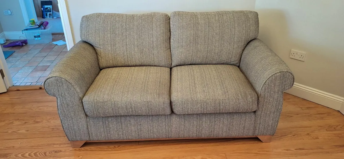 2 seater and armchair - fabric - Image 1