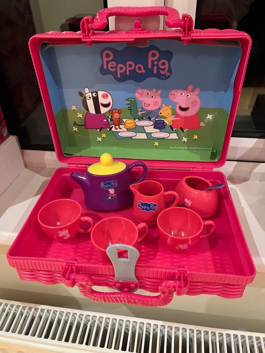 Toy shop, registry till, peppa pig tea set - Image 2