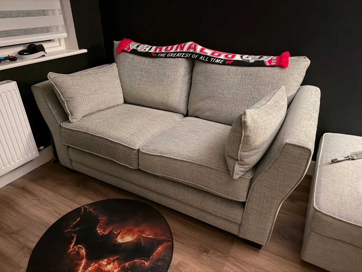 Grey 2 Seater Sofa from Michael Murphy Furniture - Image 1