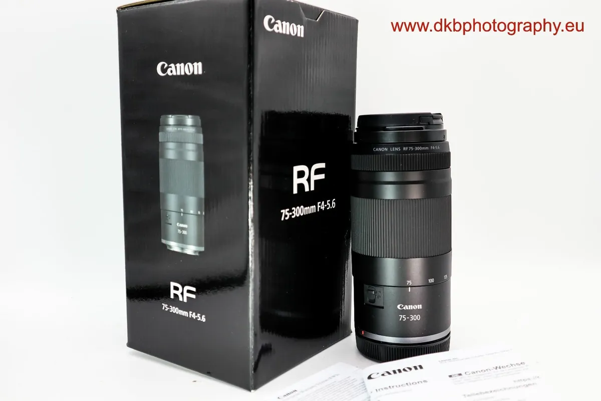 CANON RF 75-300mm F4-5.6 LENS #0601 - Image 1