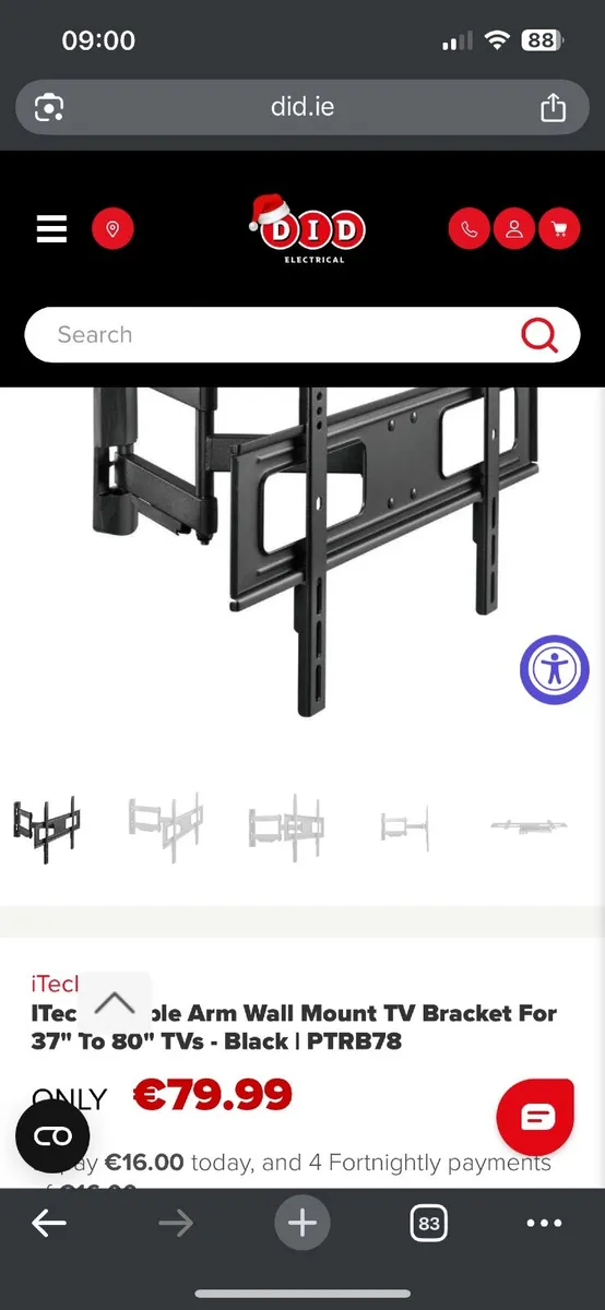 Full motion Tv wall bracket - Image 2