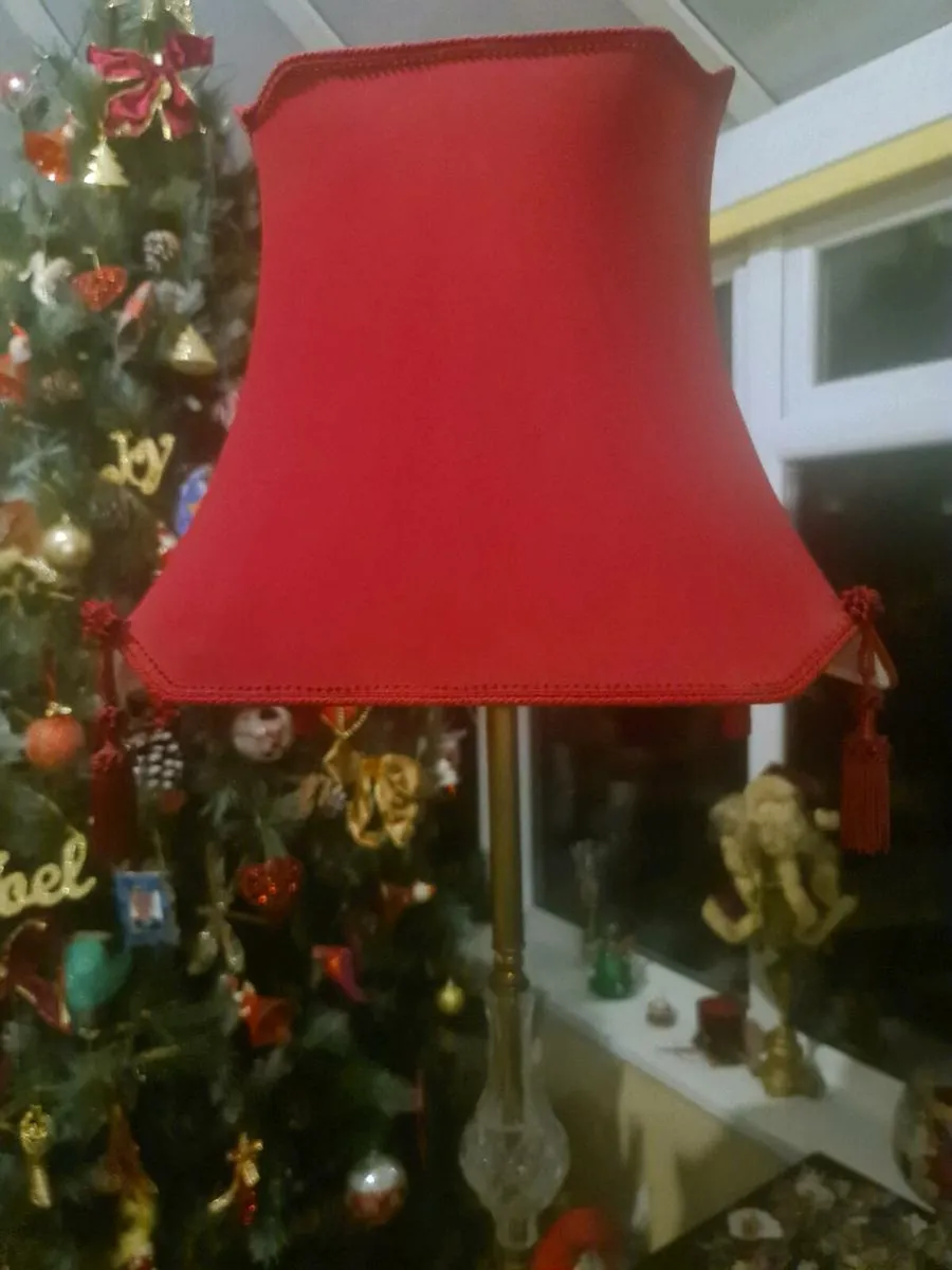 Vintage brass standard lamp - Image 4