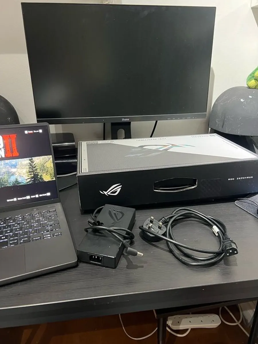 Asus ROG Zephyrus G14 GA402RK + 27" 1080p 144hz monitor - Image 4