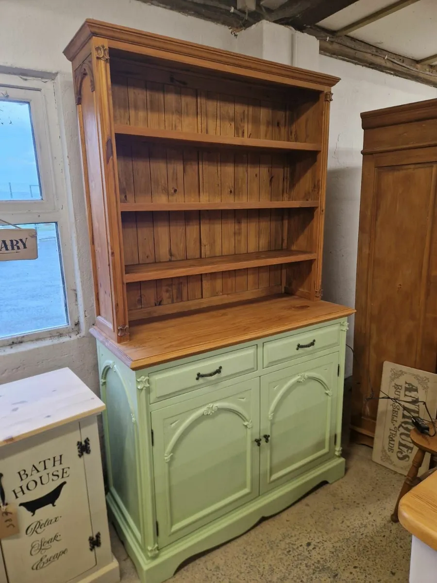 Vintage pine kitchen dresser - Image 2