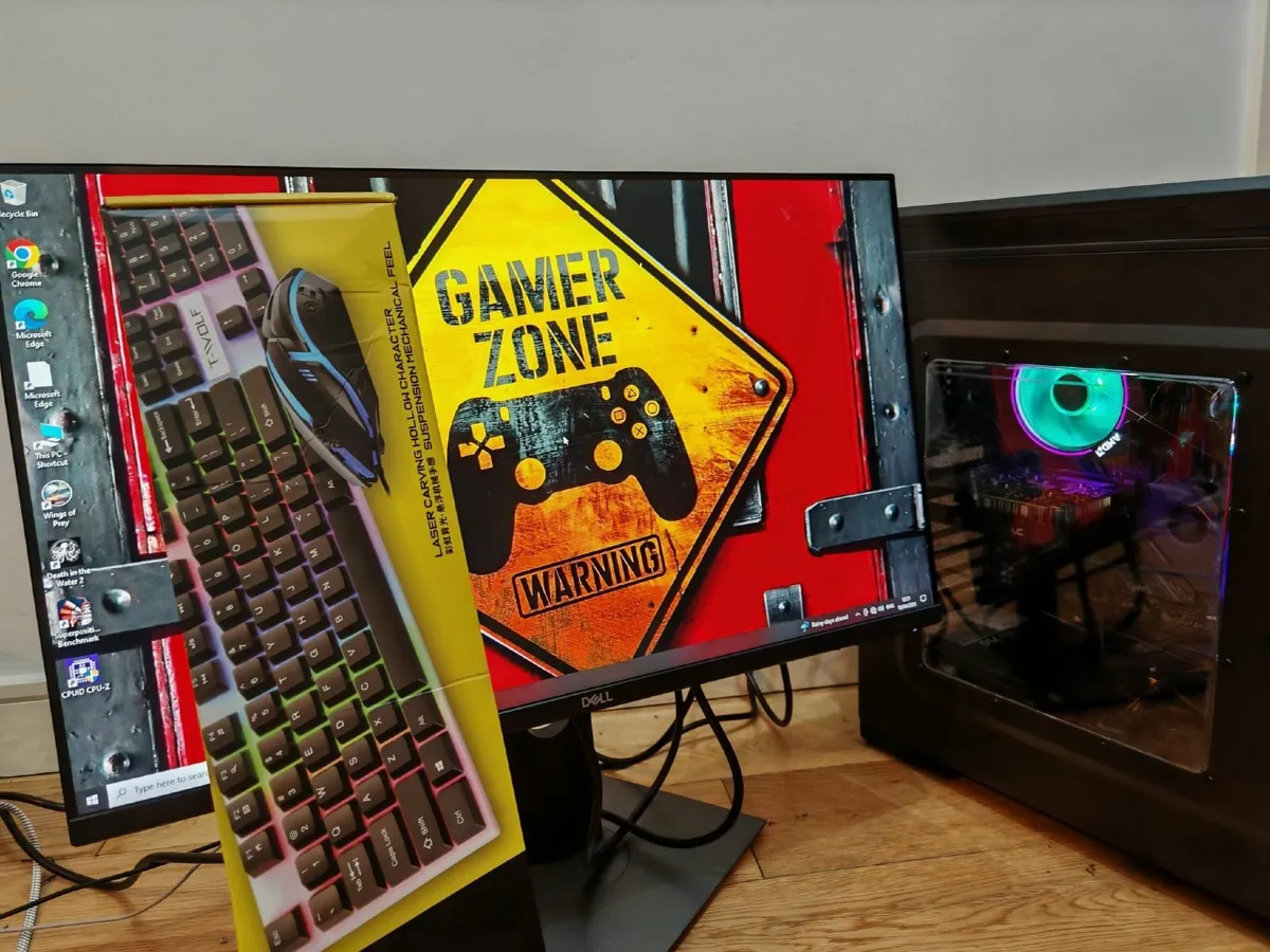 RYZEN 7 PC GAMING COMPUTER ATX MONITOR 27 INCH - Image 4