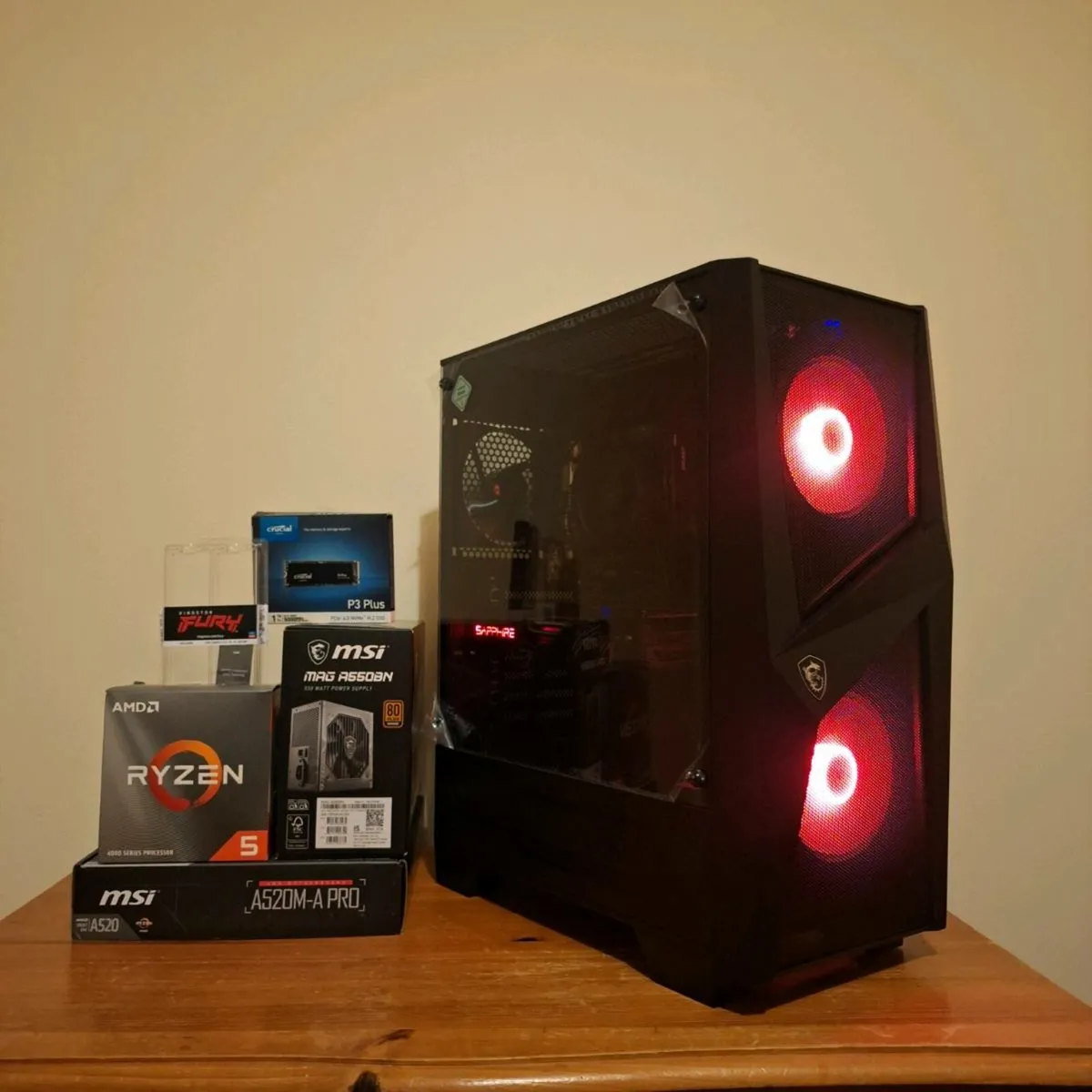 Gaming PC Ryzen 4500/RX 5700 XT/16GB RAM - Image 4