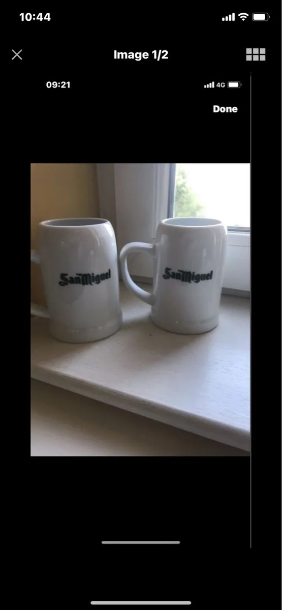 San Miguel Ceramic Tankards (2) - Image 1