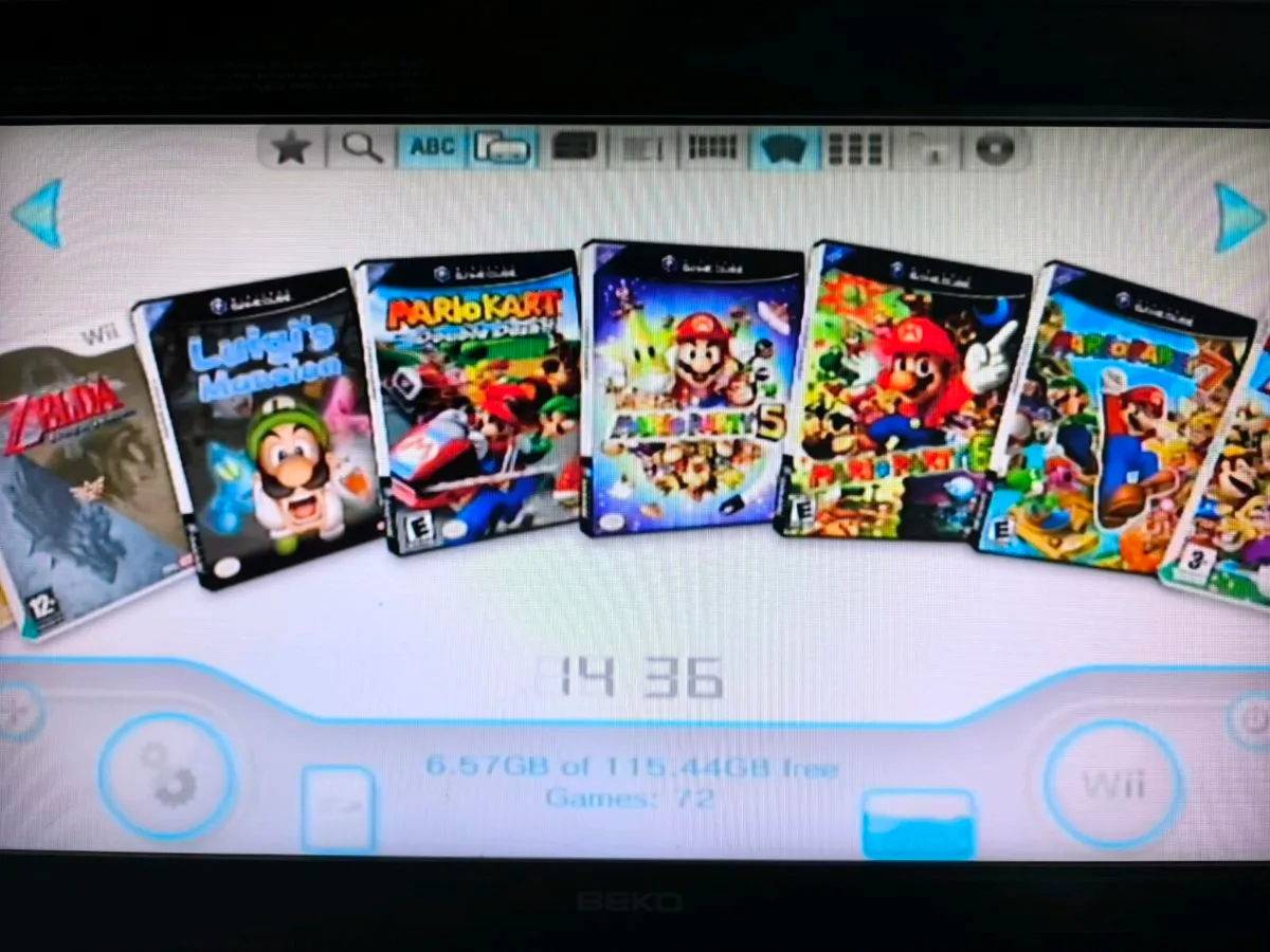 Nintendo Wii with 70 games - Image 3