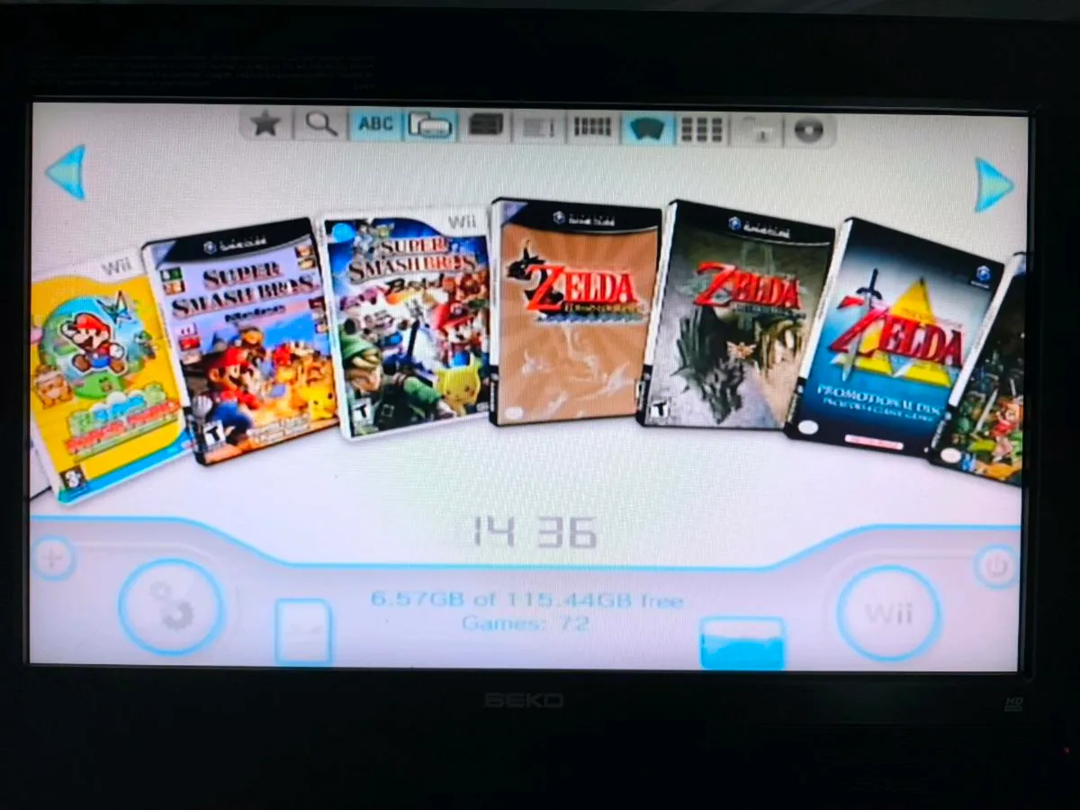 Nintendo Wii with 70 games - Image 4