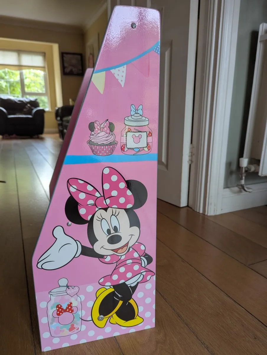 Pink Minnie Mouse bookcase - Image 1