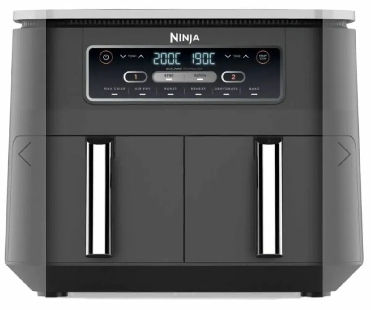 Ninja AF300UK Foodi Dual Zone Air Fryer-Black