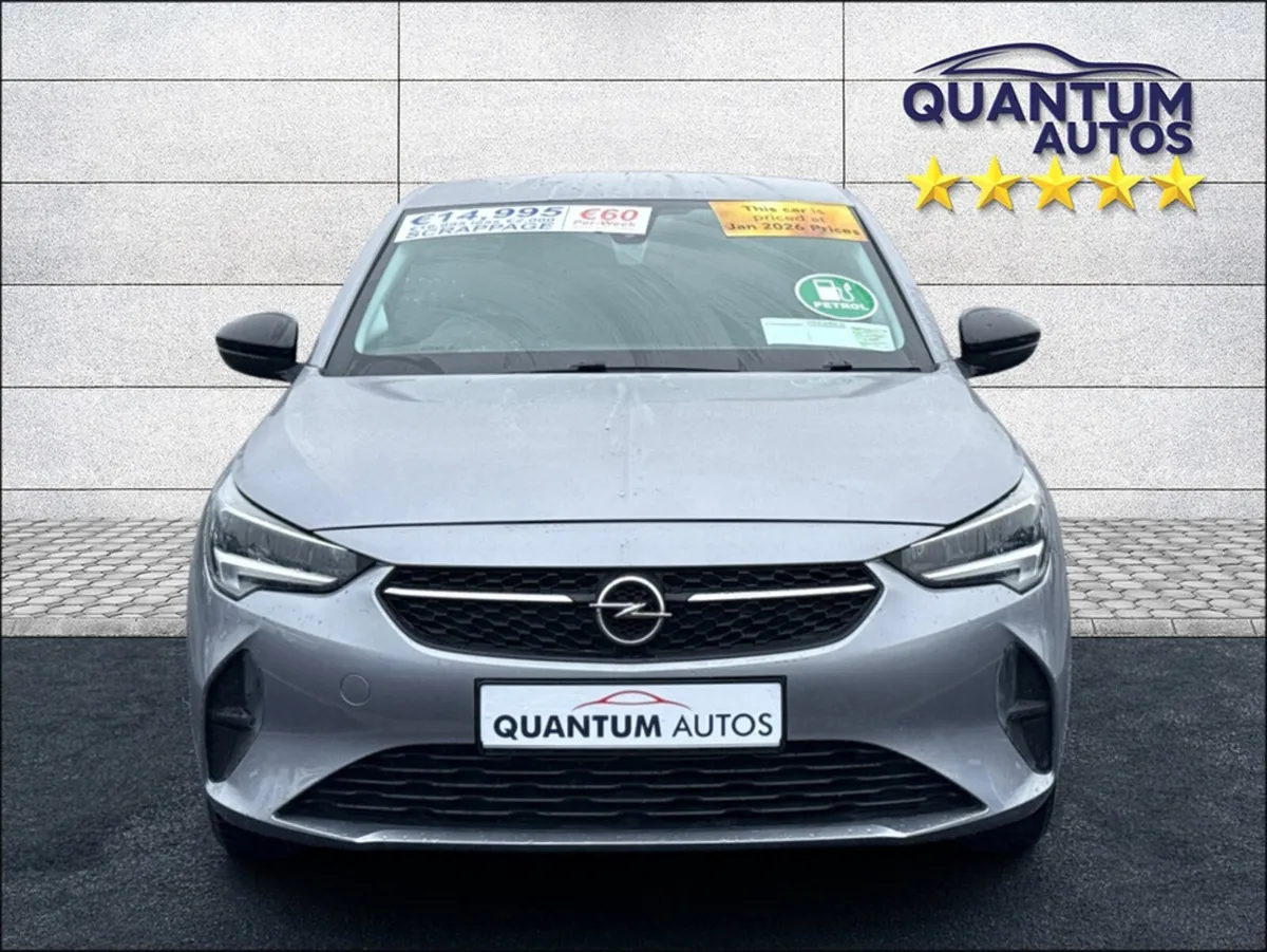 Opel Corsa 2021 SPORT 1.2 5DR €68 P/W  WITH NO CAS - Image 2