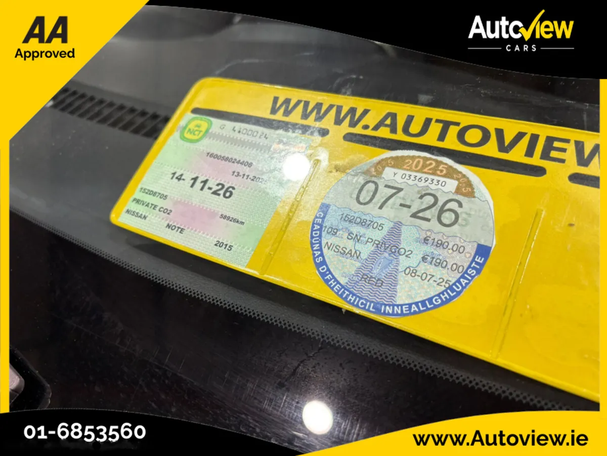 Nissan Note 1.2 SV E6 5DR Manual. AA APPROVED // F - Image 2