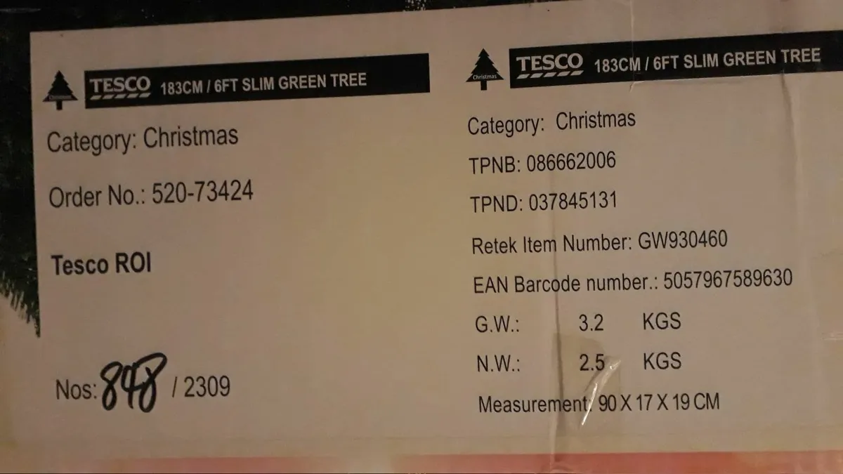 6ft Christmas Tree - Image 2