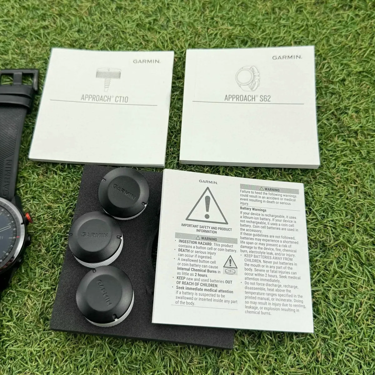 Garmin Approach S62/CT10 GPS Golf Watch – Black - Image 3
