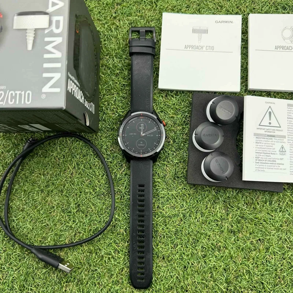 Garmin Approach S62/CT10 GPS Golf Watch – Black - Image 4