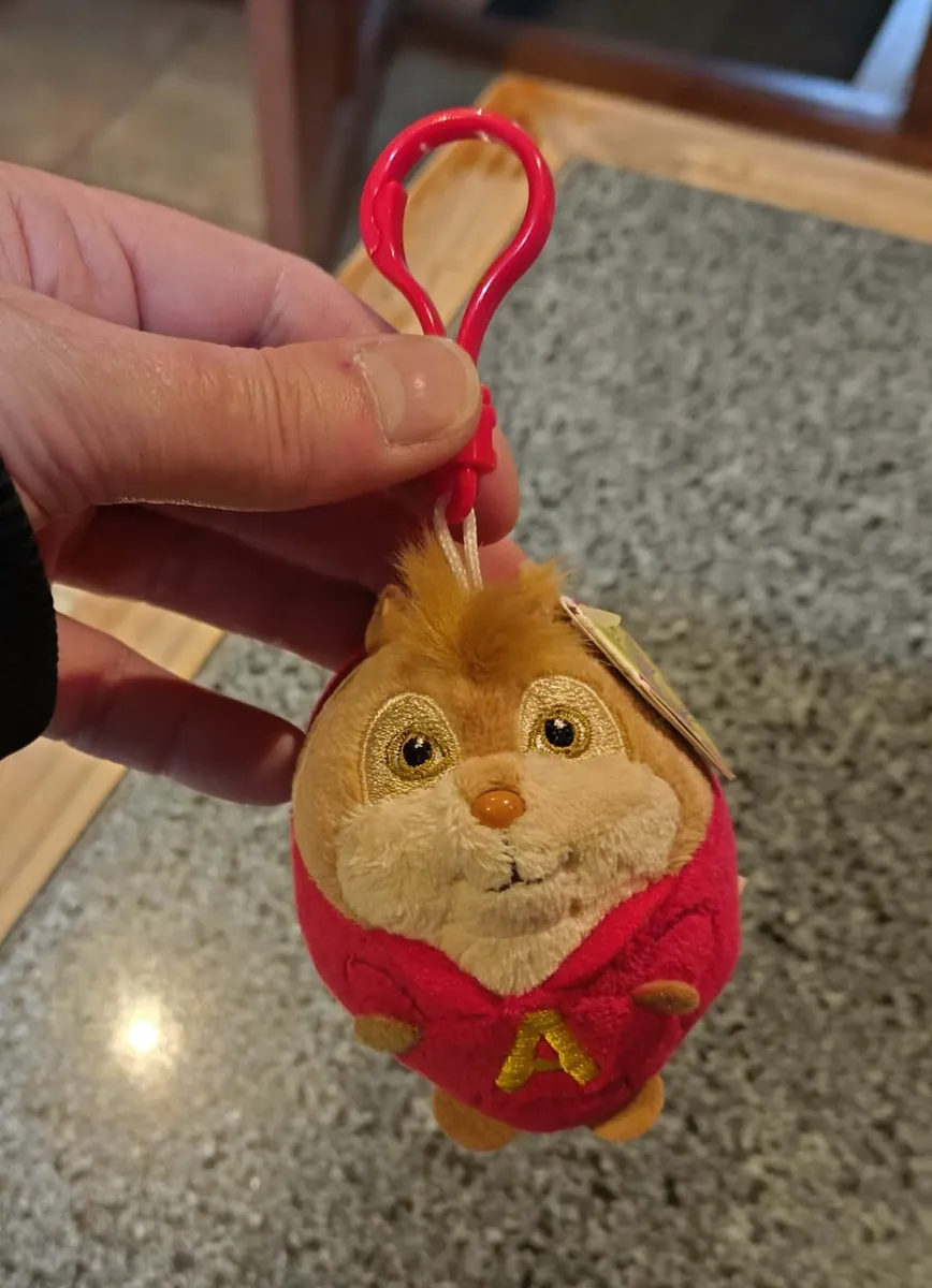 Alvin Beanie Ballz Keyring & Small Gnome (New). - Image 3