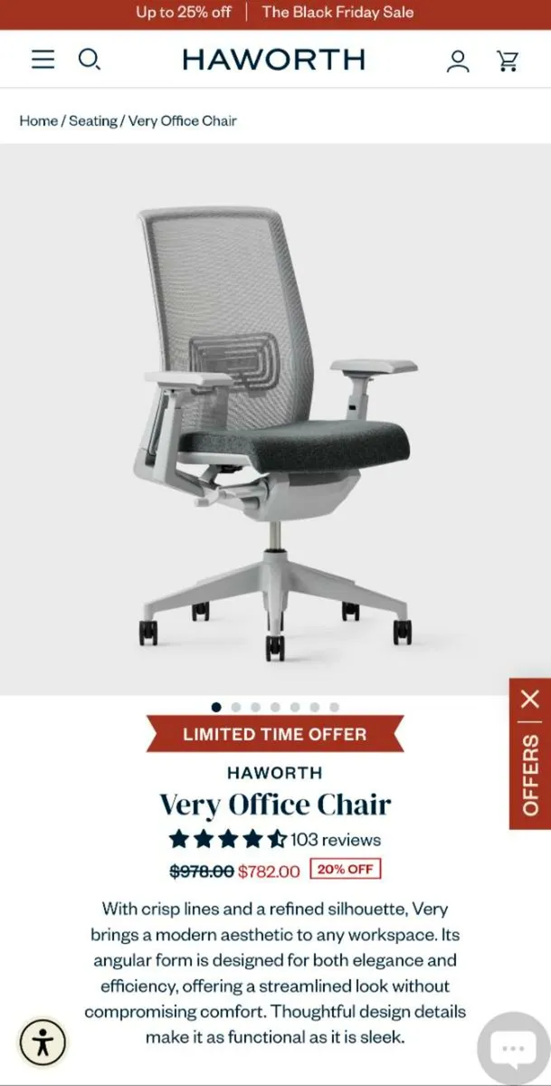 Ergonomic office chair - Image 1
