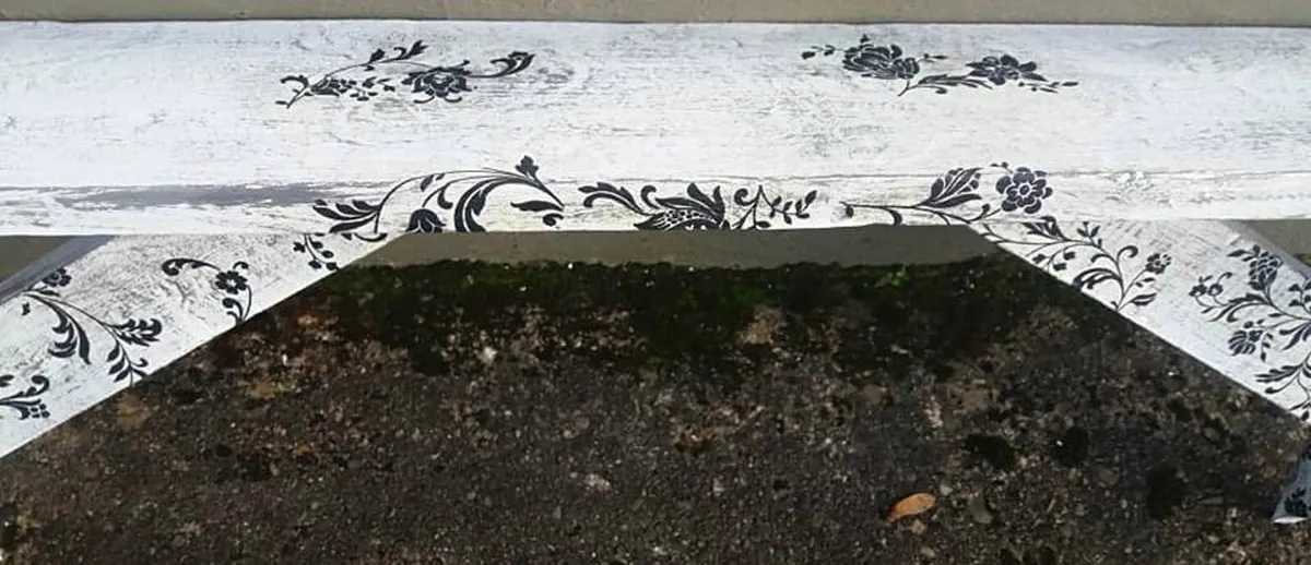 Rustic Floating Boho shelf / mantel - Image 2