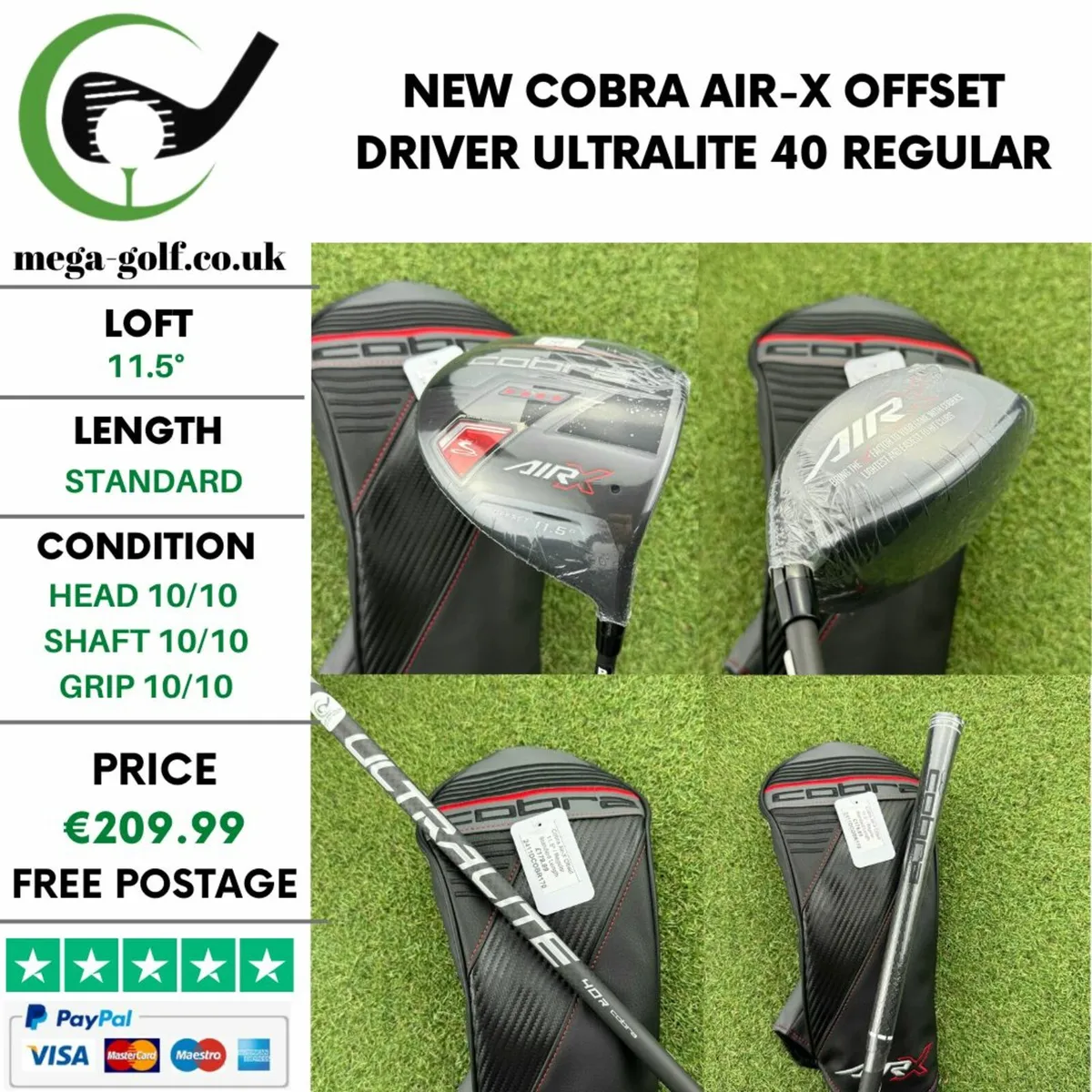 New Cobra Air-X Offset Driver / 11.5° / Regular - Image 1
