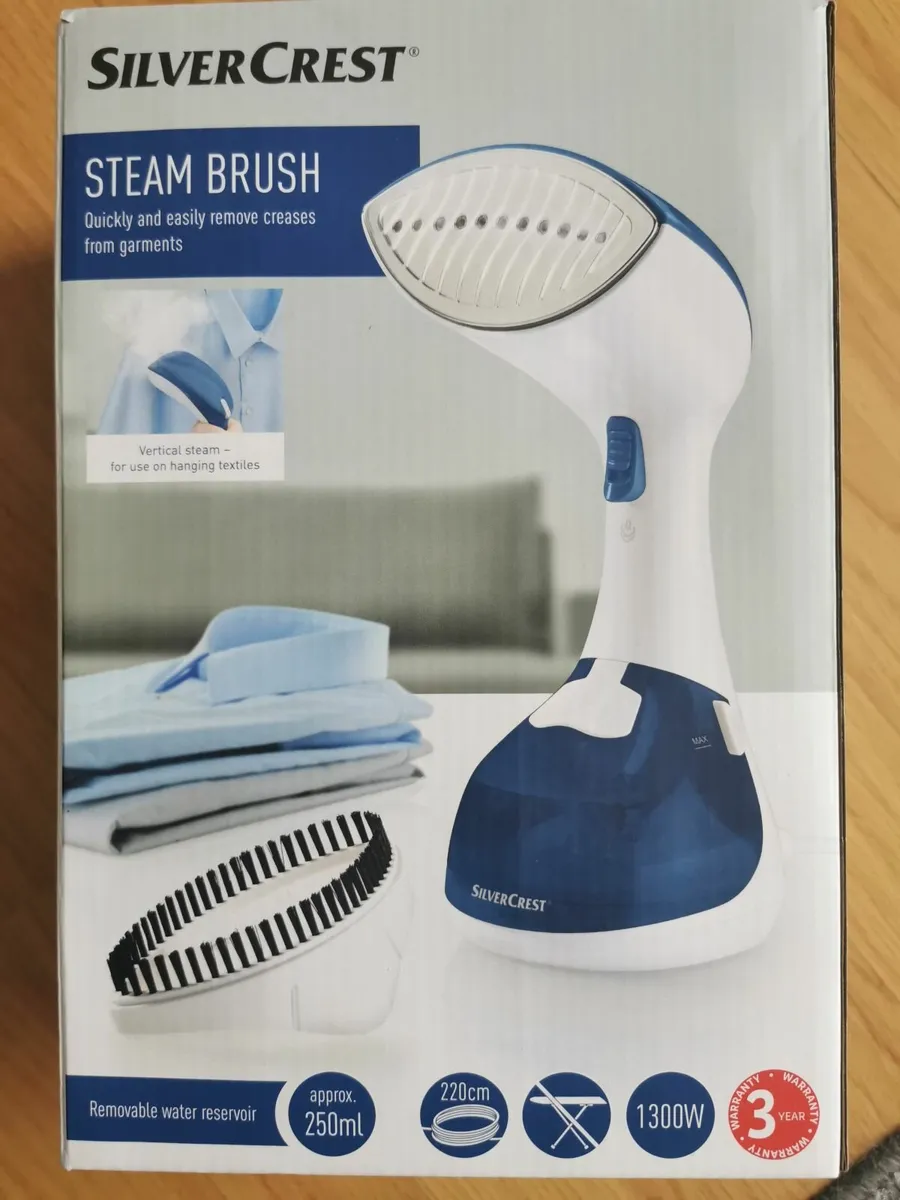 Steam Brush Silver Crest - Image 1