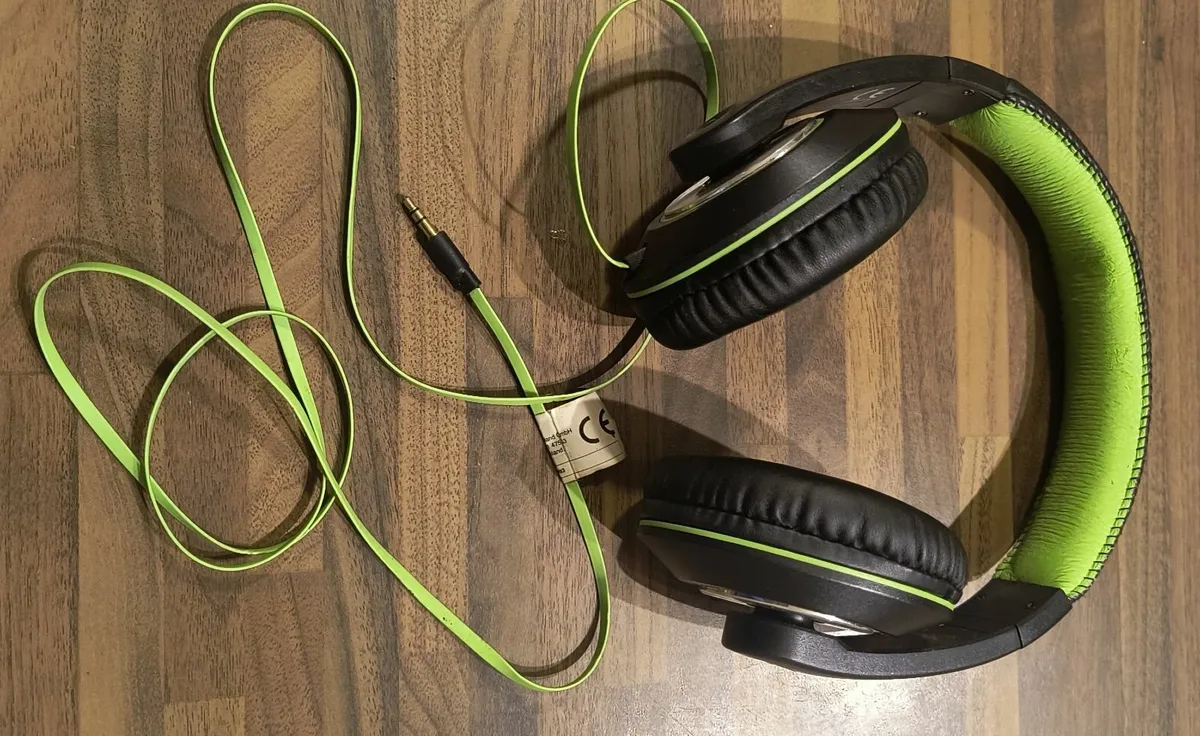 Stereo Grundig green Germany headphones - Image 4