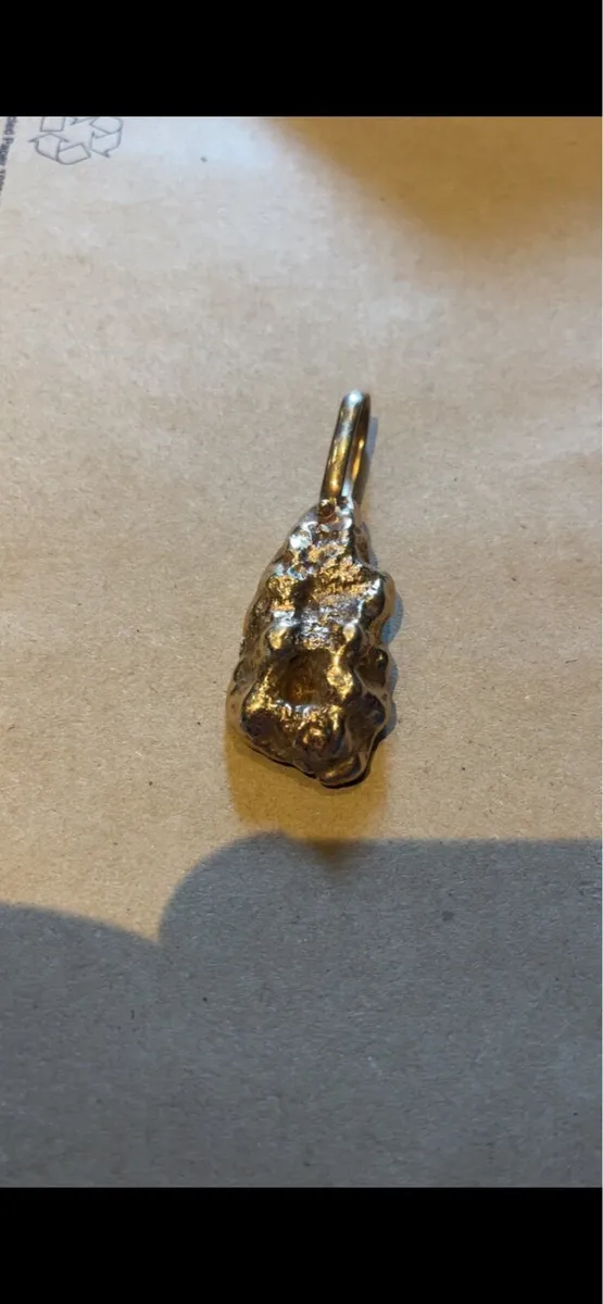 Gold Nugget Pendant - Image 2