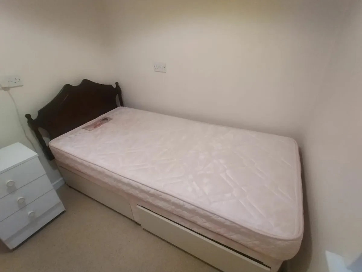 Single bed headboard and mattress FREE for pickup - Image 1