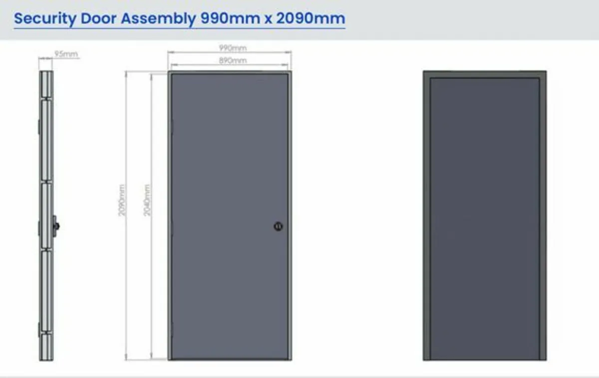 security  pedestrian  doors - Image 2