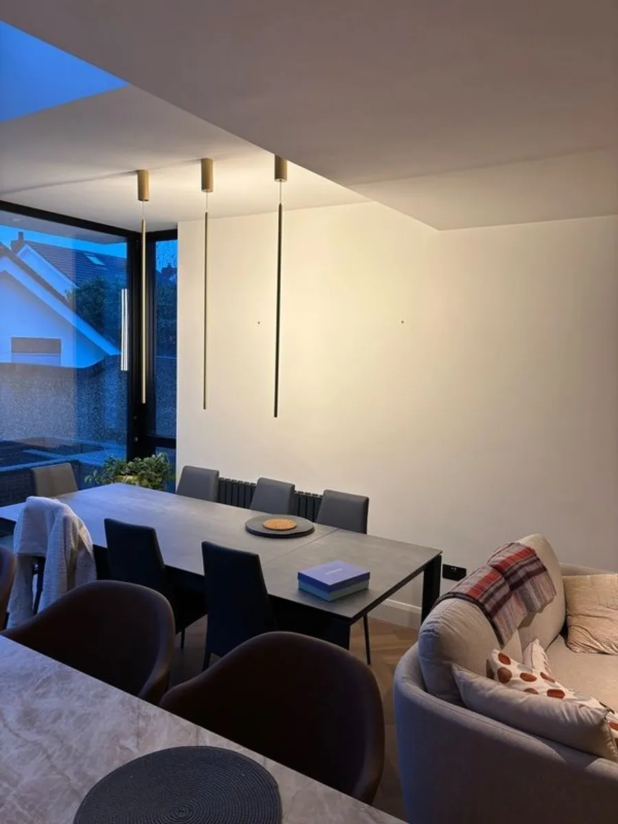 LED drop pendant light x 3 - Image 3