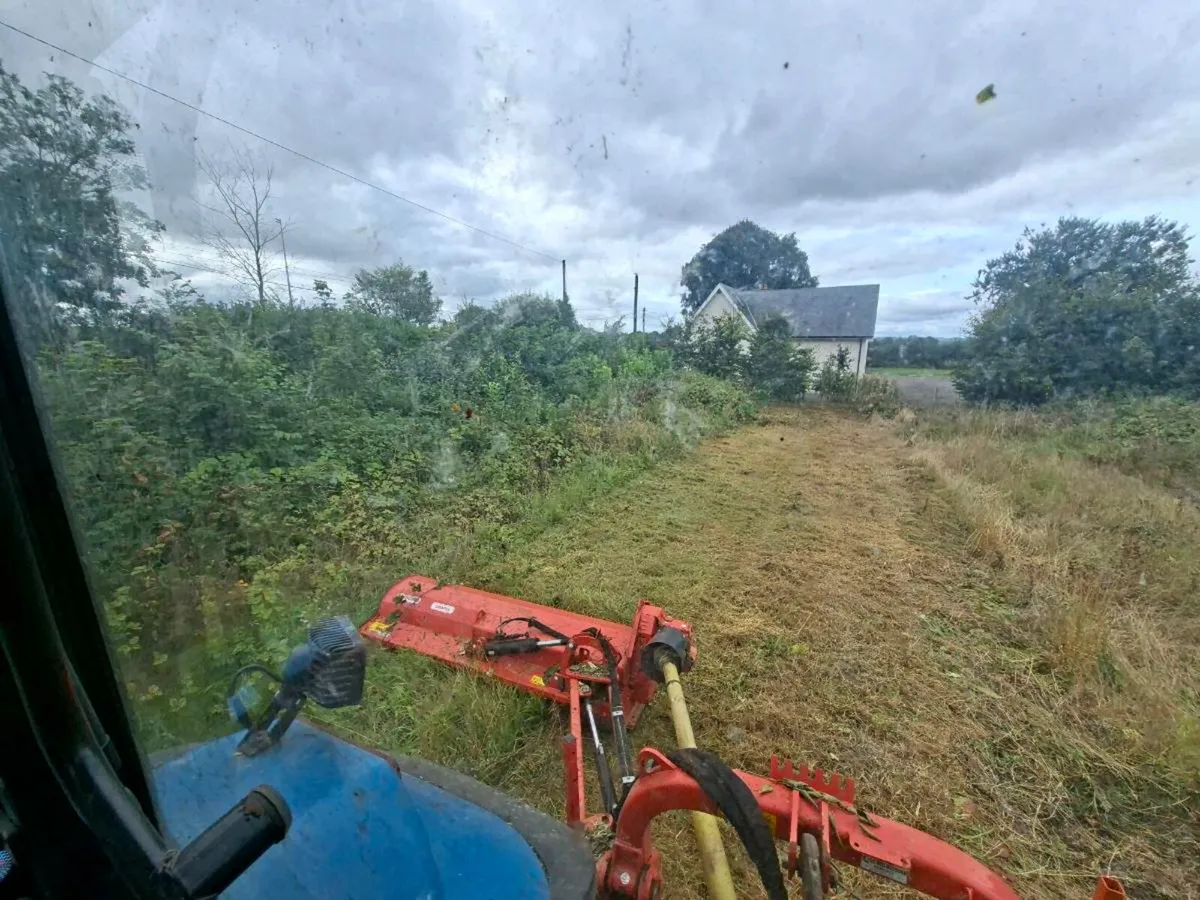 Tractor Mulching and 13 ton digger for hire - Image 2