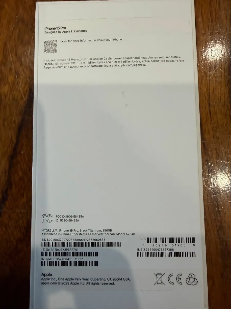 IPHONE 15 Pro - Image 1