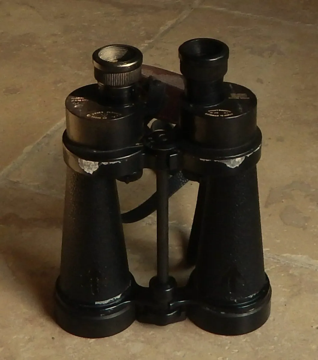 WW2 Barr & Stroud 7X CF41 Military Binoculars - Image 2