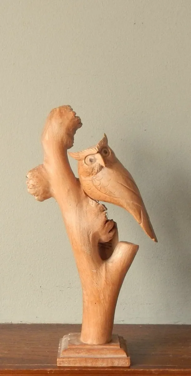 Balinese Hand Crafted Wooden Art Piece - Image 1